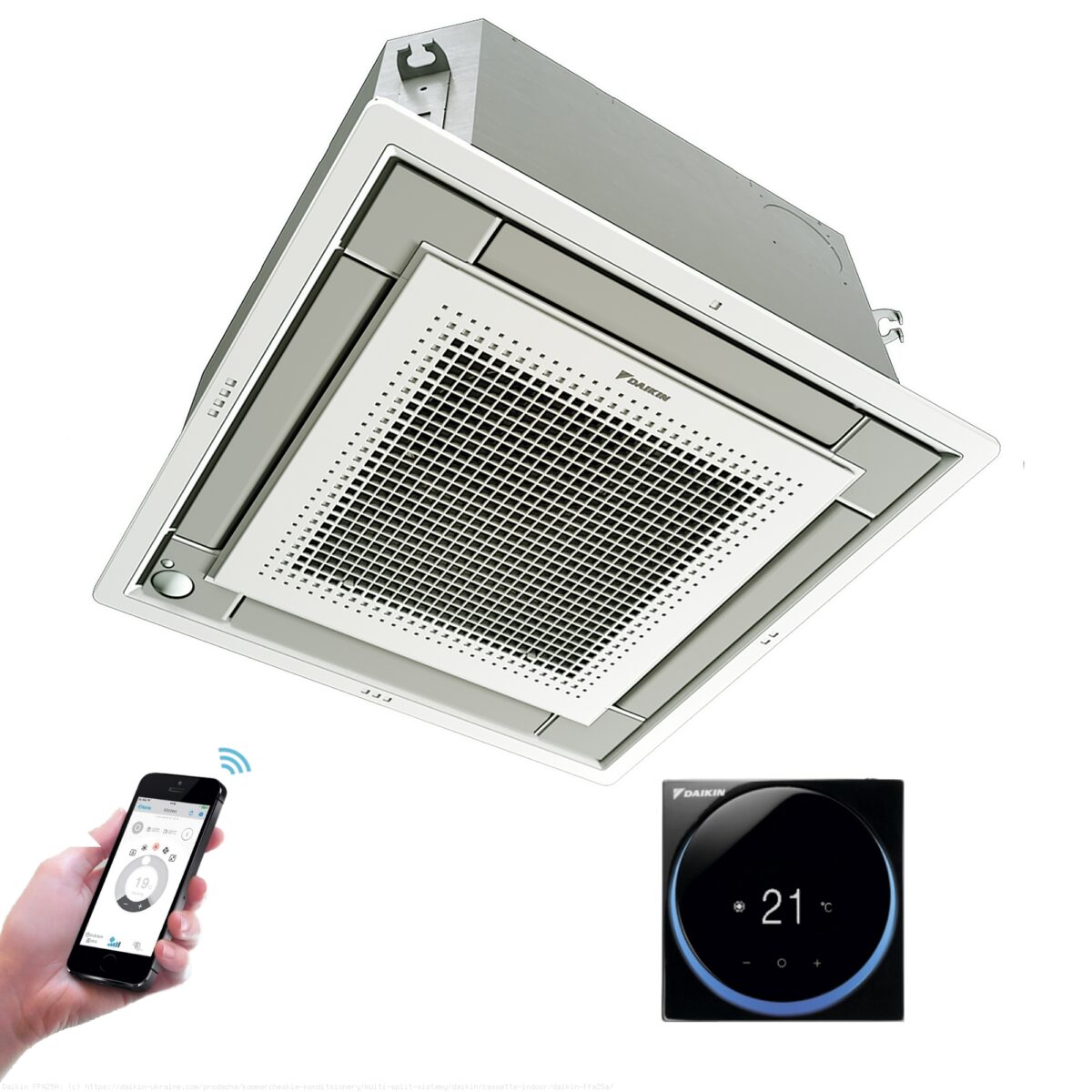 Daikin 4-cestná plochá kazetová jednotka – Obrázok 3